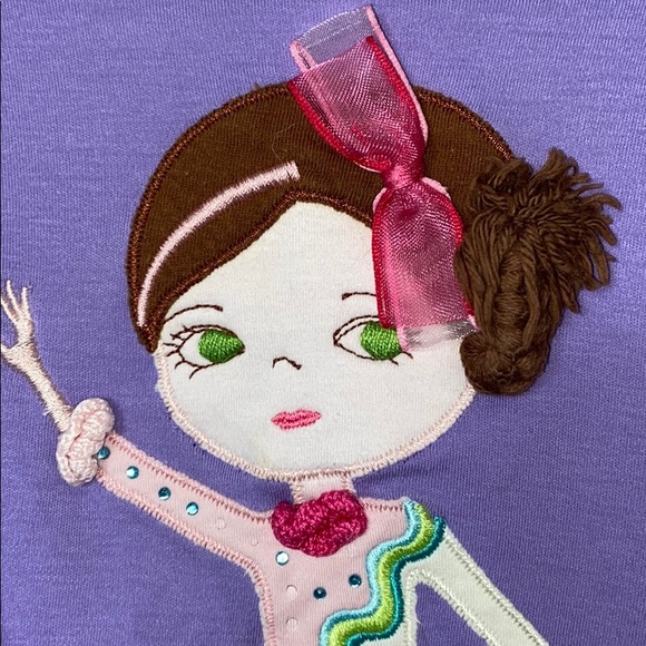 Lemon Loves Lime sz 6 Ballerina L/S Tee - Picture 2 of 4